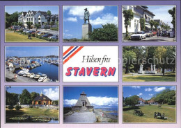 72576621 Stavern Ortsmotive Denkmal Statue Hafen Park Stavern - Norway