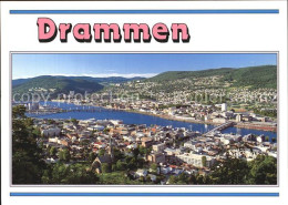 72576620 Drammen Panorama Drammen - Norwegen