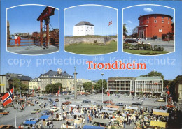 72576603 Trondheim Bruecke Gebaeude Marktplatz Trondheim - Norwegen
