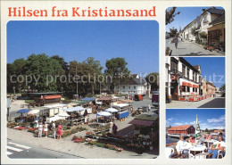 72576593 Kristiansand Markt Strassencafe Kristiansand - Norvège