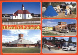 72576459 Karasjok Kirche Camping Souvenirs Gaststaette Bus Aalesund - Norvège