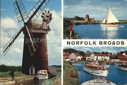 72573356 Norfolk Broads Windmuehle Hafen Segelboot Norfolk Broads - Sonstige & Ohne Zuordnung