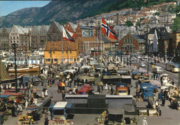 72564377 Bergen Norwegen Flower And The Fish Market Norwegen - Norvegia