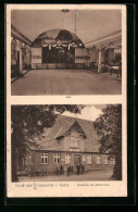 AK Elmenhorst I. Holst., Gasthaus Von Julius Voss, Saal  - Other & Unclassified