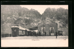 AK Uspallata, Bahnhof Einer Bergbahn  - Argentinien