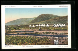 AK Gelboe, Zelte Vor Dem Berg Von Gelboe  - Palestine