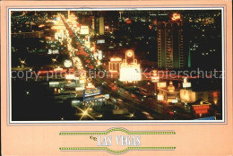 72556453 Las_Vegas_Nevada Fliegeraufnahme Bei Nacht - Andere & Zonder Classificatie