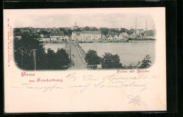 AK Sonderburg, Hafen Mit Brücke  - Denmark