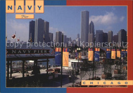 72556361 Chicago_Illinois Navy Pier Mit Skyline - Sonstige & Ohne Zuordnung