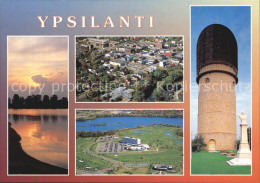 72556326 Ypsilanti_Michigan Fliegeraufnahme Turm Sonnenuntergang - Altri & Non Classificati