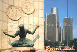 72556324 Detroit_Michigan Spirit Of Detroit - Altri & Non Classificati