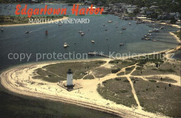 72555758 Edgartown Fliegeraufnahme Hafen - Andere & Zonder Classificatie