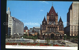 72555724 Boston_Massachusetts Trinity Church And Copley Square - Sonstige & Ohne Zuordnung