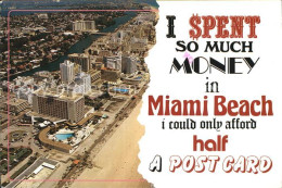 72548523 Miami_Beach Fliegeraufnahme Hotels Am Strand - Andere & Zonder Classificatie