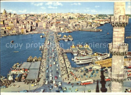 72546752 Istanbul Constantinopel Galata Bruecke Minarett Istanbul - Turkije