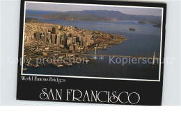 72533785 San_Francisco_California Fliegeraufnahme Golden-Gate-Bridge - Autres & Non Classés