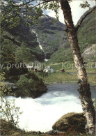 72532016 Norge Norwegen Wasserfall Kardal Flamsdalen Norwegen - Norway