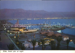 72531558 Eilat Boats Pier At Night Eilat - Israel