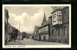 AK Rotenburg I. Hann., Strassenpartie Der Goethestrasse  - Rotenburg (Wümme)
