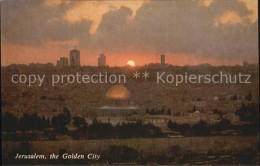 72531523 Jerusalem Yerushalayim The Golden City  - Israel