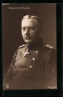 AK Heerführer General Von Emmich In Uniform Mit Orden  - Guerre 1914-18