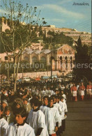 72531503 Jerusalem Yerushalayim Palmsonntag Prozession Gethsemane Kirche  - Israel