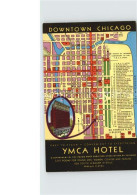 72526728 Chicago_Illinois YMCA Hotel Illustration Map - Otros & Sin Clasificación