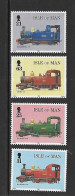 ILE DE MAN 1998 TRAINS  YVERT N°802/805 NEUF MNH** - Trains