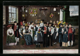 AK Brautpaar In Badischer Volkstracht  - Costumes