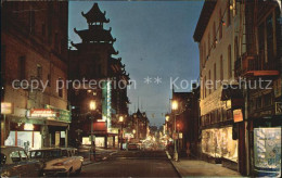 72518646 San_Francisco_California Chinatown Nachtaufnahme - Autres & Non Classés