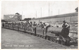 R296388 Miniature Train. Marine Lake. Rhyl. 209195. Valentines. Silveresque - Monde