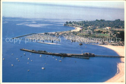 72511926 Santa_Barbara_California Fliegeraufnahme Hafens Seebruecke - Autres & Non Classés