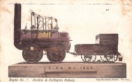 R297020 Engine No. 1. Stockton And Darlington Railway. The Woodbury Series. No. - Monde