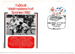 64312 - Spanien - 1982 - 14Pta Fussball-WM '82 A SoU SoStpl MALAGA - ... URSS-ESCOCIA - 1982 – Espagne