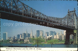 72505399 New_York_City Midtown Manhattan And The 59th Saint Bridge - Autres & Non Classés