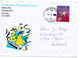 64314 - Lettland - 1996 - 16s Olympiade '96 EF A Bf DAUGAVPILS -> Deutschland - Baloncesto