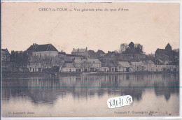 CERCY-LA-TOUR- VUE GENERALE PRISE DU QUAI D ARON - Autres & Non Classés