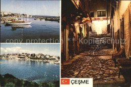 72497710 Cesme Hafen Panorama Teilansicht Cesme - Turquie
