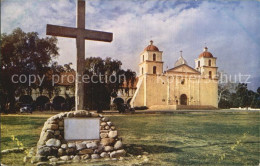72493402 Santa_Barbara_California Queen Mission Founded 1786 Cross - Autres & Non Classés