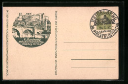 AK Ganzsache PP111C3 /01: Heidelberg, 9. Bundestag & 38. Deutscher Philatelistentag 1932, Brücke Und Schloss  - Timbres (représentations)