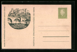 AK Ganzsache PP111C3 /01: Heidelberg, 9. Bundestag & 38. Deutscher Philatelistentag 1932, Schloss Und Brücke  - Briefmarken (Abbildungen)