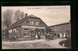 AK Stangheck, Bäckerei Und Handlung Von H. Nielsen  - Autres & Non Classés