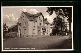 AK Steinigtwolmsdorf, Gasthaus Z. Waldhaus Mit Garten  - Autres & Non Classés