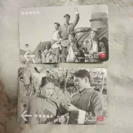 China Shanghai Metro One-way Card/one-way Ticket/subway Card,Movie Railway Guerrilla Team,2 Pcs - Mondo