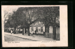 AK Reinbek, Gasthaus Schützenhof, Inh.: F. Tietje  - Reinbek