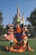 72490352 Walt_Disney_World Cinderella Castle Mickey Minnie Goofy Pluto  - Altri & Non Classificati