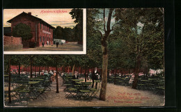 AK Dölau, Gasthaus Heideschlösschen Von Joseph Jessich, Garten  - Other & Unclassified