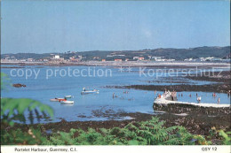 72483873 Guernsey Channel Islands Portelet Harbour In The Background Rocquaine F - Otros & Sin Clasificación