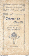 JU / PROGRAMME Theatre SABLES D'OLONNE Concert Charité 1910 CASINO MUNICIPAL Berengère David - Programme