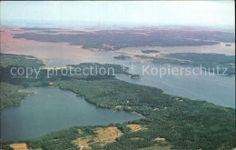 72482904 Sargentville Eggemoggin Reach And Deer Isle Walker Pond Aerial View - Sonstige & Ohne Zuordnung